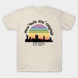 New York City Original Vintage Rainbow T-Shirt